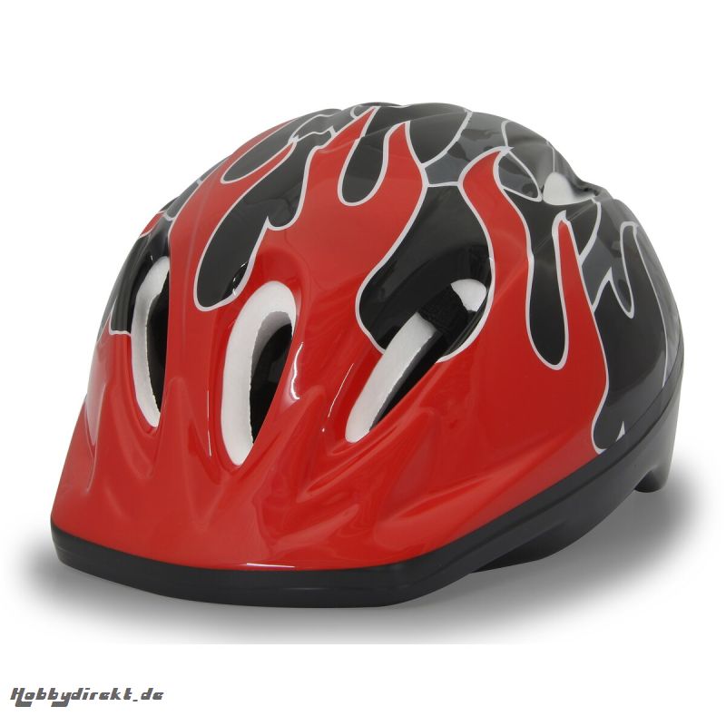 Kinder Fahrradhelm M rot Jamara 460632