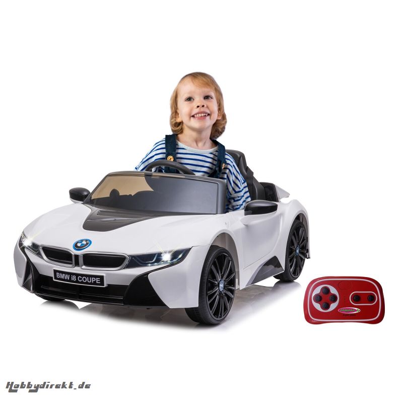 Ride-on BMW I8 Coupe weiß 12V 2,4GHz Jamara 460633