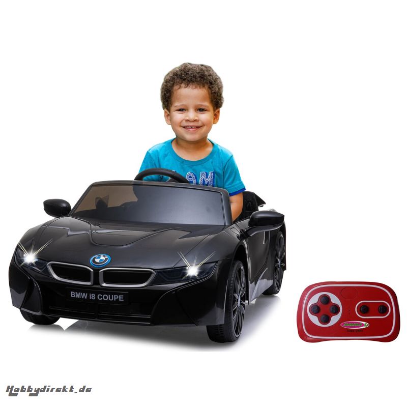 Ride-on BMW I8 Coupe schwarz 12V 2,4GHz Jamara 460634