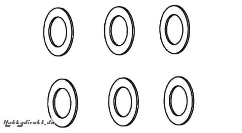 Distanzring 4x8x0,5 Vo-Mj-Ti Jamara 505063