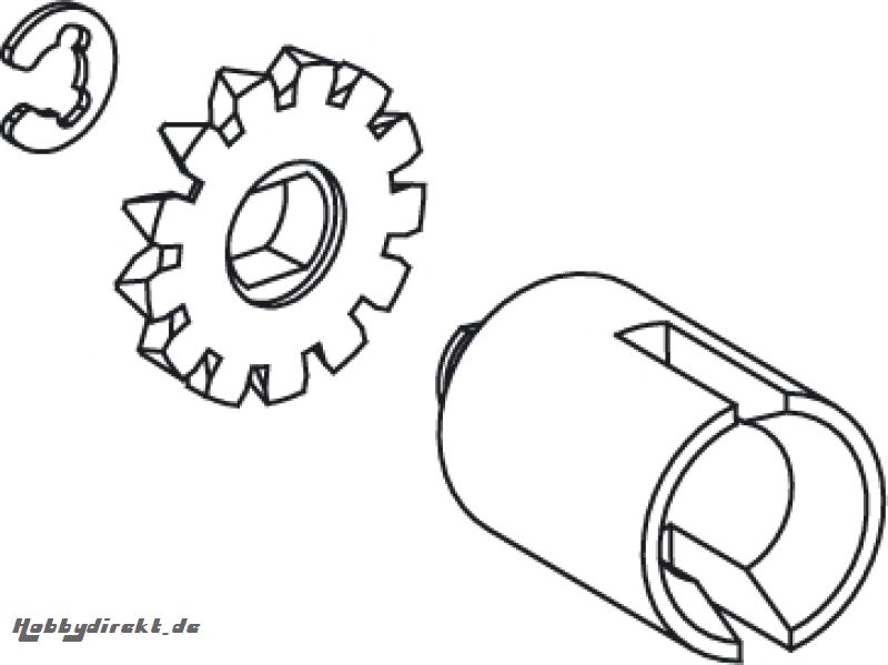 Kegelzahnrad B diff Vo-Mj-Ti- Jamara 505071