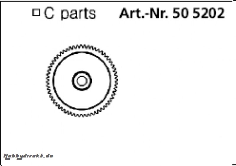 Hauptzahnrad BX-1 Jamara 505202