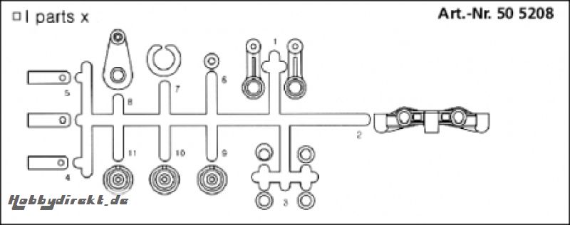 Servo Saver Set BX-1 Jamara 505208