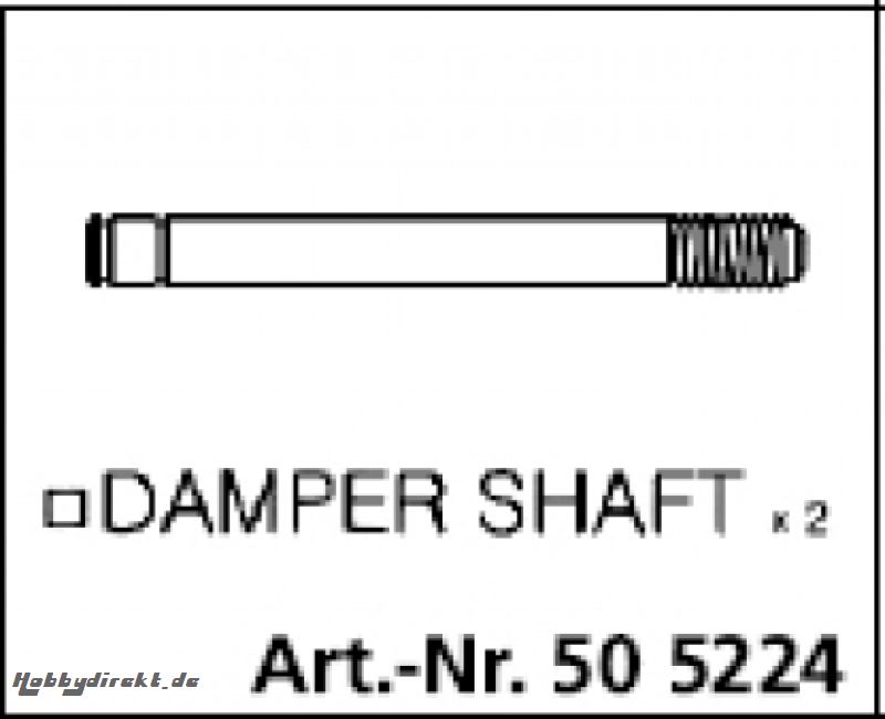 Kolbenstange vorn BX-1 Jamara 505224