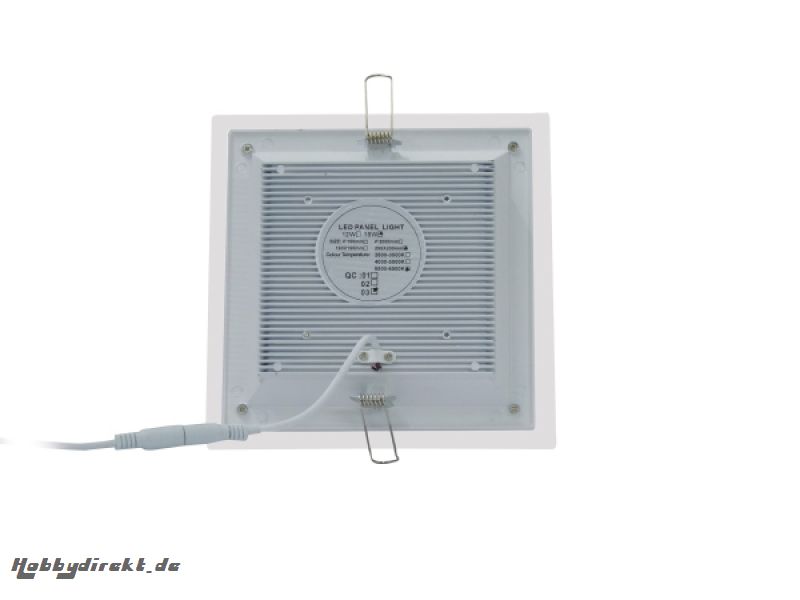 LED Downlight 20x20cm 18W k/w Jamara 701104