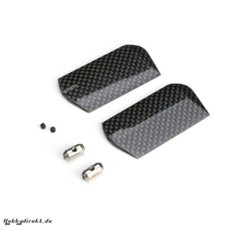 3D Carbon Fiber Flybar Paddle Set: B450 B400 Horizon BLH1628C