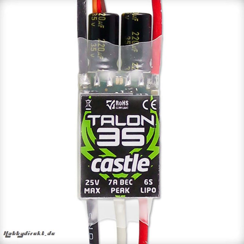 Castle Talon 35A-25V Hochlast BEC Horizon CSE010012200