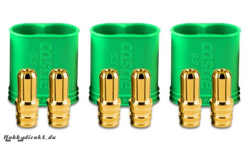 Castle 6.5mm Goldsteckverbindung, Stecker Horizon CSE011006800