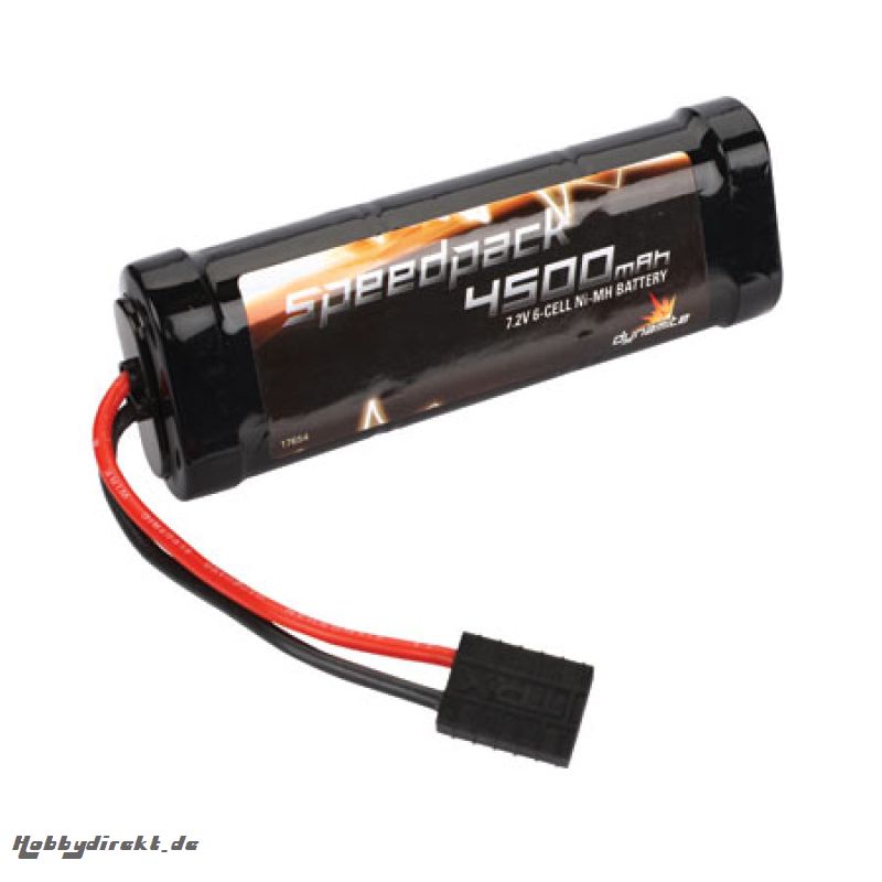 Dynamite Speedpack 6-Zellen 4500mAh Flat-NiMH-Akku m. TRA-Anschluss Horizon DYN1080T