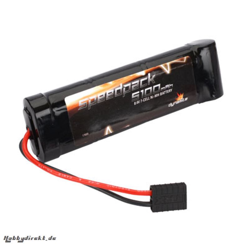 Dynamite Speedpack 7-Zellen 5100mAh Flat-NiMH-Akku m. TRA-Anschluss Horizon DYN1092T