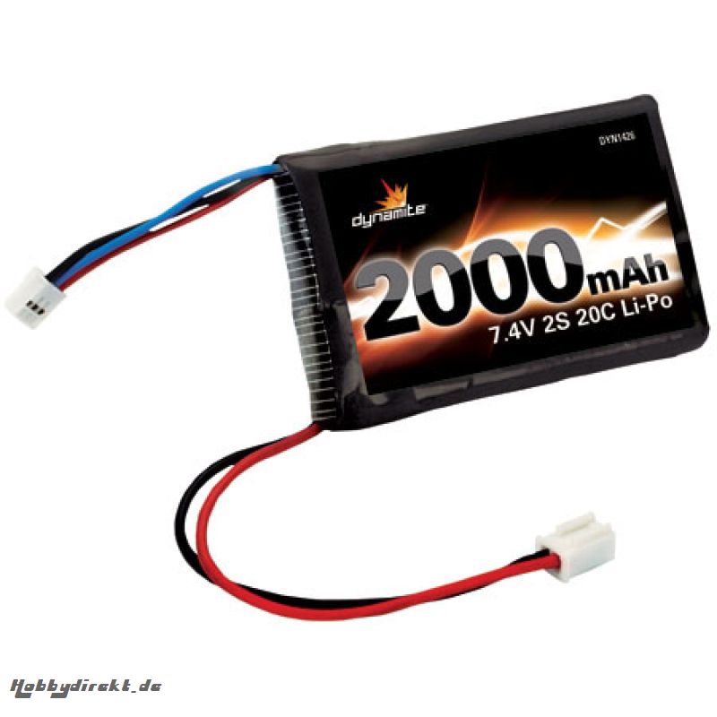 Dynamite 2S 7,4V 2000mAh 20C LiPo-Akku: Mini T Horizon DYN1426