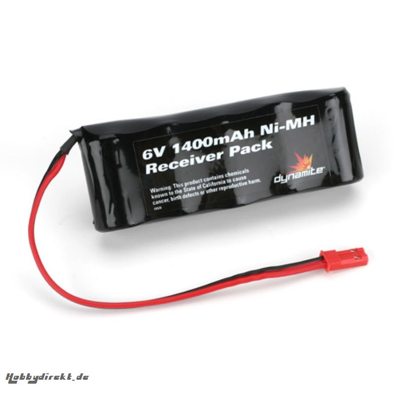 Dynamite 6V 1500mAh 5C Flat-NiMH-Empfängerakku m. BEC-Anschluss Horizon DYN1448