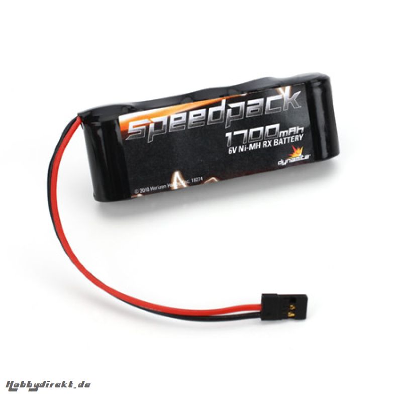 Dynamite 6V 1700mAh 5C Flat-NimH-Empfängerakku Horizon DYN1460