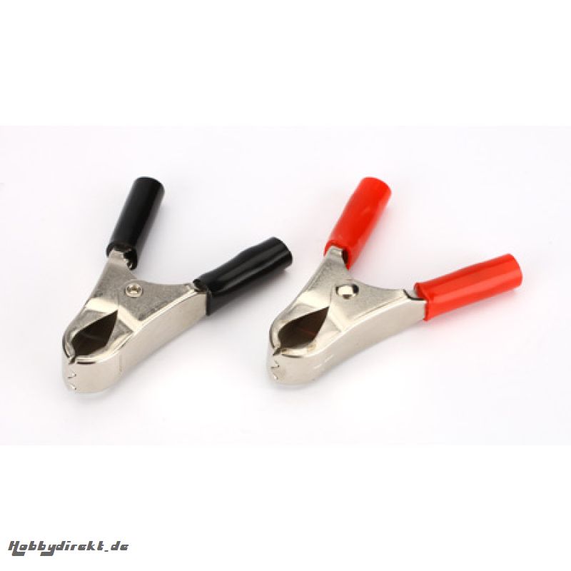 Dynamite Krokodilklemmen m. 4 mm Rundstecker (2 Stk) Horizon DYN5016