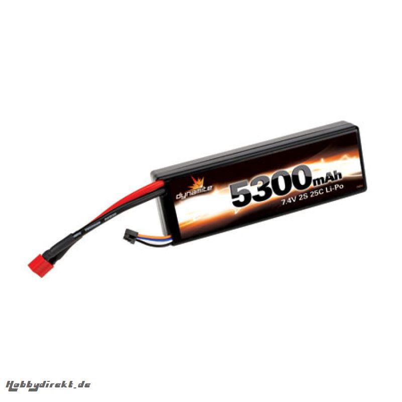 7.4V 5300mAh 2S 25C LiPo, Har Horizon DYN5360D