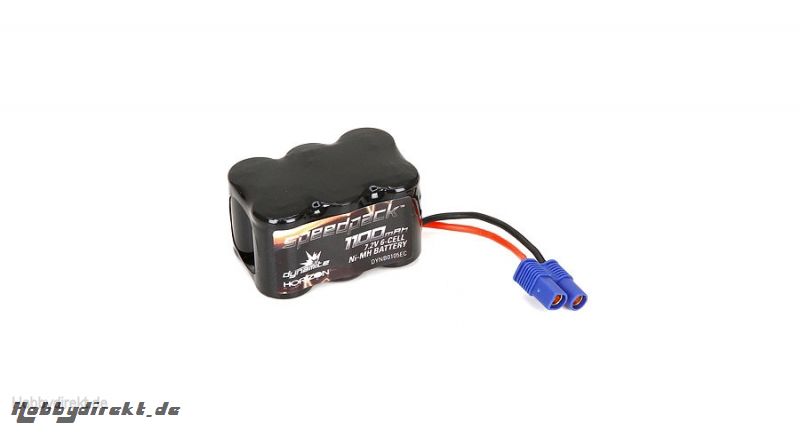 Dynamite 7,2V 1100mAh 6C 3+3 NiMH-Akku m. EC3-Anschluss Horizon DYNB0105EC