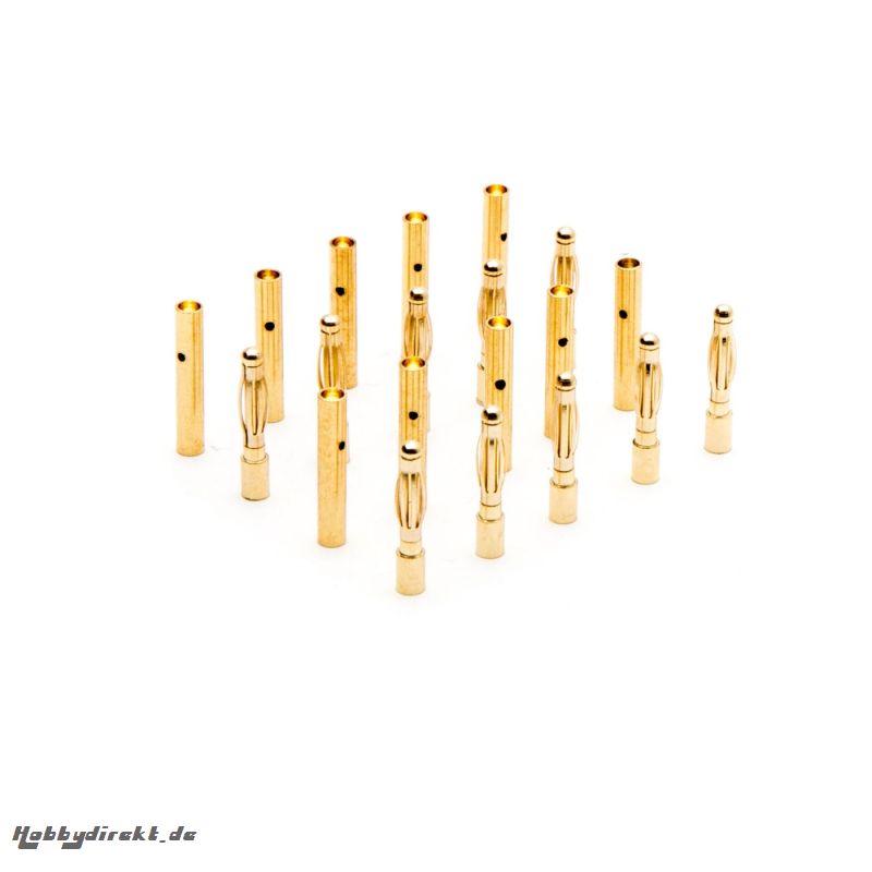 Dynamite Goldkontaktsteckerset 2 mm (10 Stk) Horizon DYNC0086