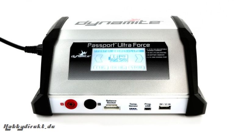 Dynamite Passport Ultra Force 220W Ladegerät m. Touchdisplay Horizon DYNC3010EU