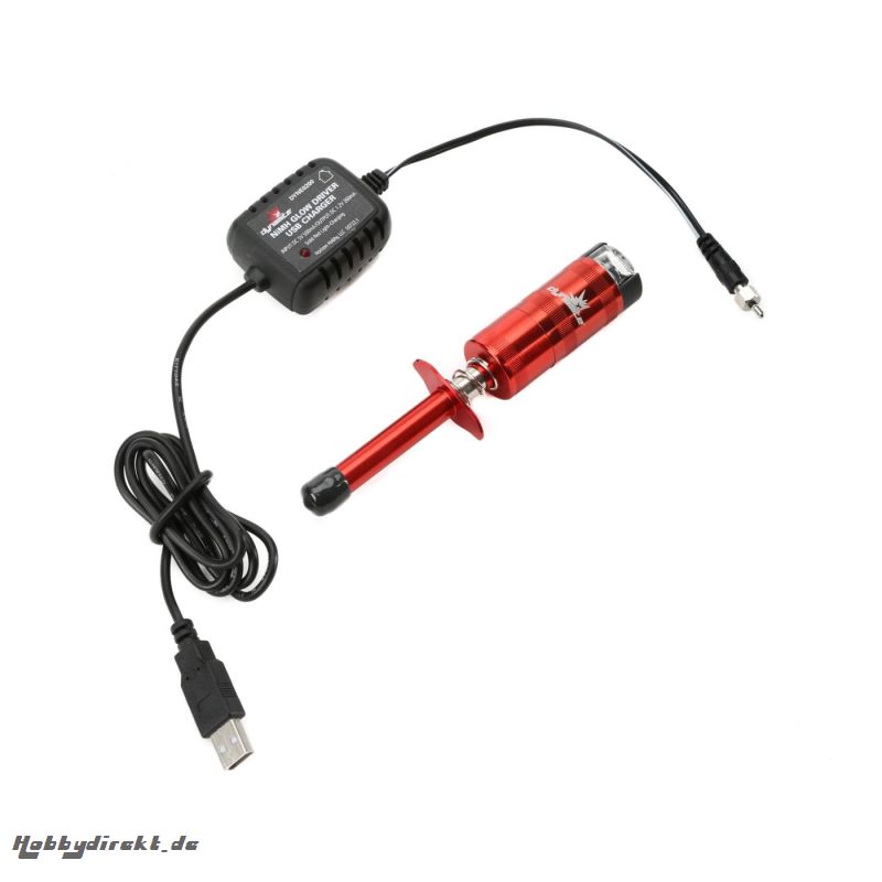 Dynamite NiMh Glühkerzenstecker metrisch mit USB Ladegerät Horizon DYNE0200