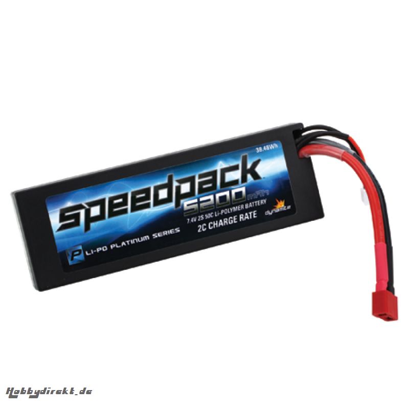 Dynamite 7.4V 5200mAh 2S 50C Horizon DYNP4000D