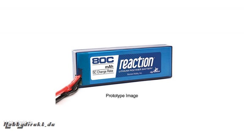 Dynamite Reaction 2S 7,4V 5700mAh 80C LiPo-Akku im Hard Case m. TRA-Stecker Horizon DYNP4008T