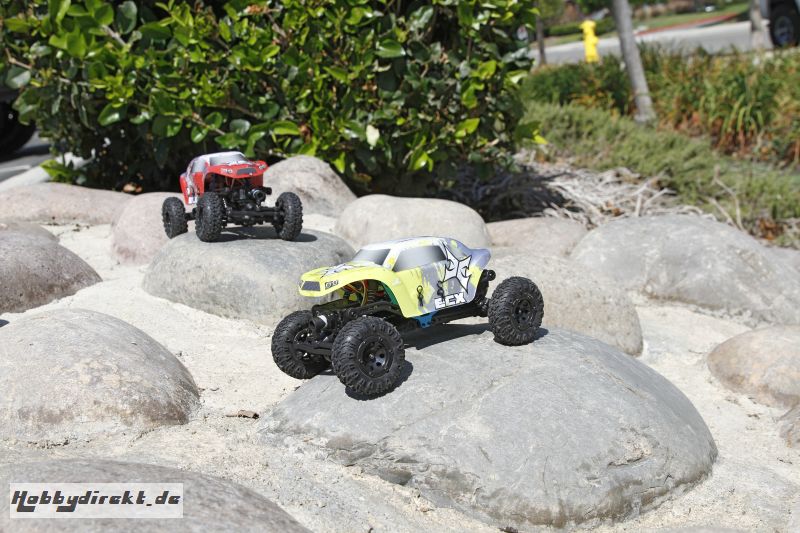 Temper 1:24 Rock Crawler: Red/White RTR Horizon ECX00012T1