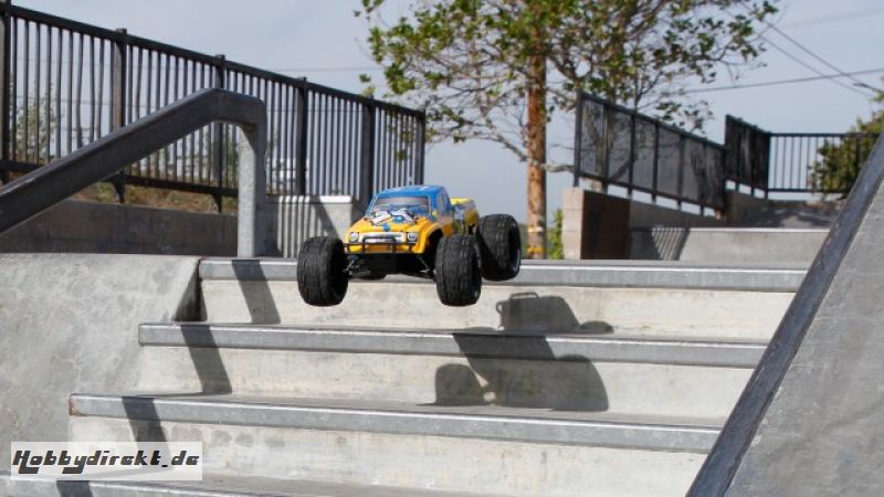 ECX Ruckus 1/10 4WD Brushless Monstertruck RTR mit AVC Horizon ECX03016I