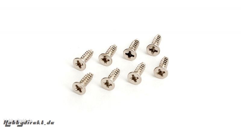 3X10mm Flat Head Tapping Screws (8) Horizon ECX0954