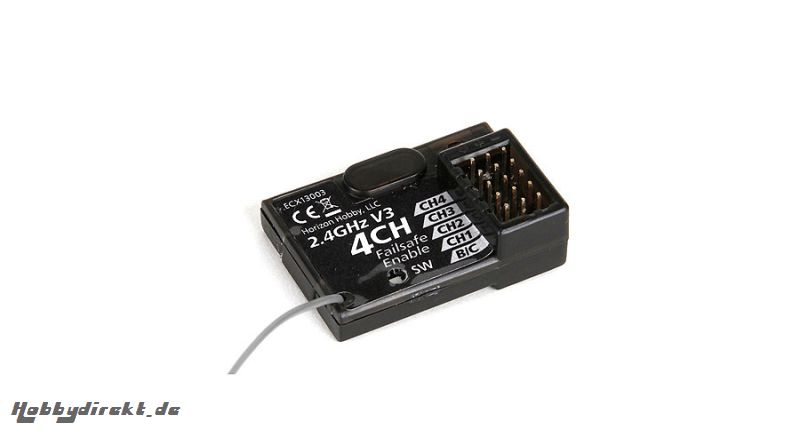 ECX 2.4 GHz RX Spritzwassergeschützt 2-Kanal V3 Horizon ECX13003