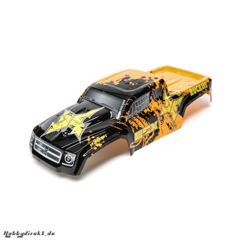 ECX Karosserie, orange/schwarz: 1/10 2WD/4WD Ruckus Horizon ECX230026