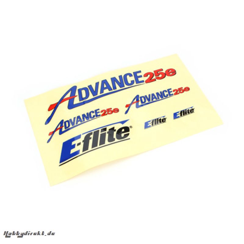 E-flite Dekorationsbögen: Advance 25e Horizon EFL422507