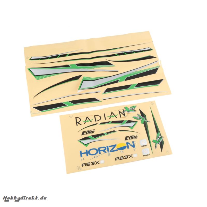 E-flite Dekorbogen: Radian XL 2,6 m Horizon EFL5512