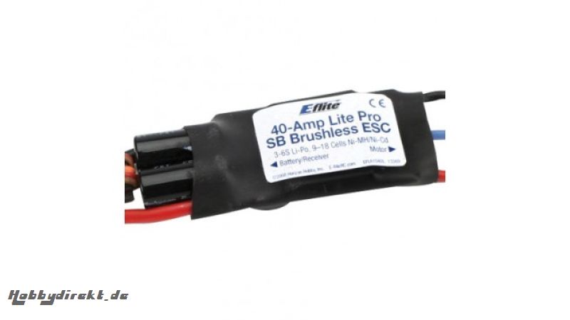 40-Amp Lite Pro SB Brushless Horizon EFLA1040L