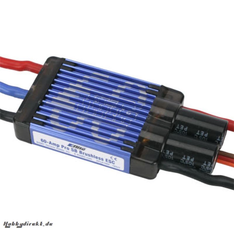 60-Amp Pro SB Brushless ESC Horizon EFLA1060