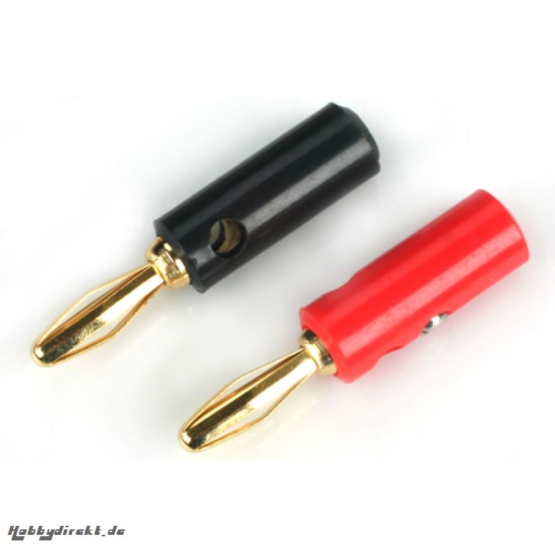 E-flite Bananenstecker Gold Set m Schrauben Horizon EFLA234