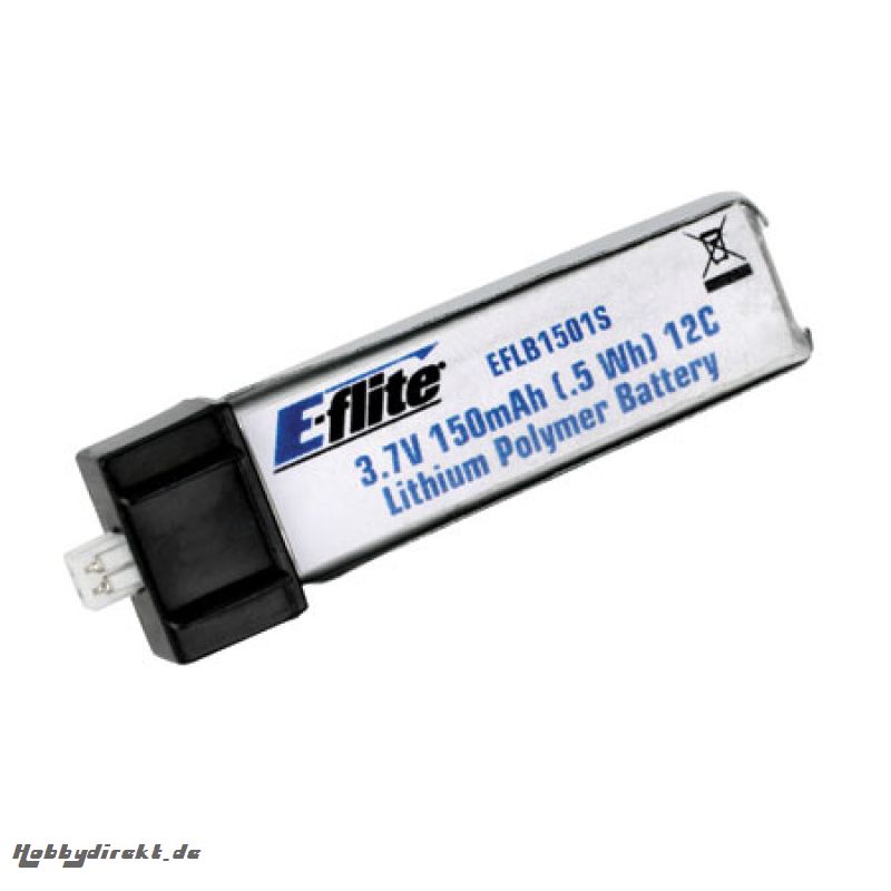 E-flite 150mAh 1S 3.7V LiPo Horizon EFLB1501S