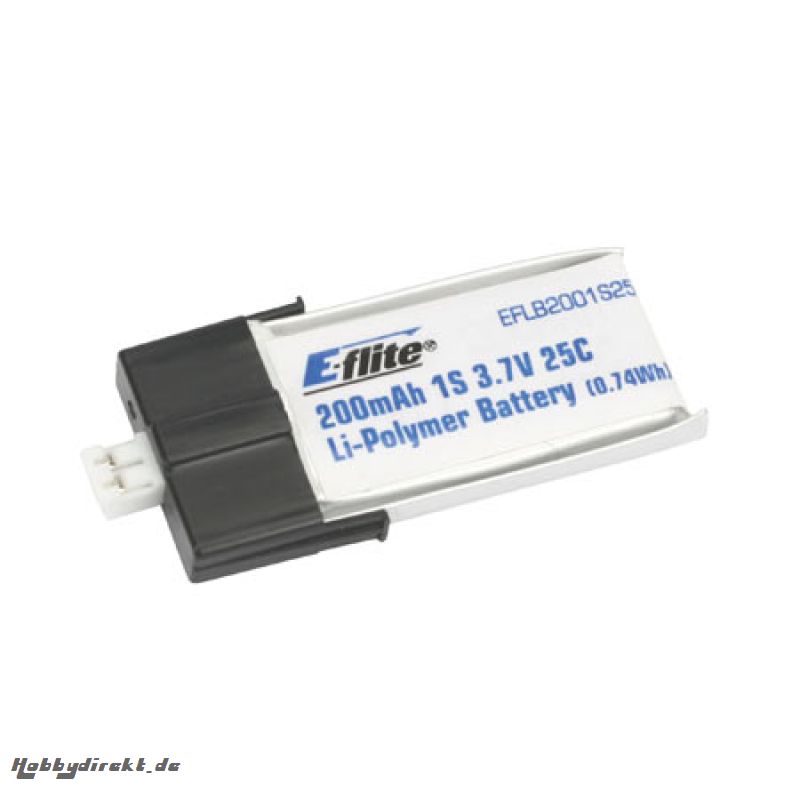 E-flite 1S 3,7V 200mAh 25C LiPo-Akku Horizon EFLB2001S25