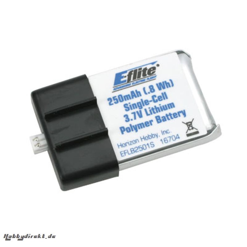 E-flite 250mAh 1S 3.7V LiPo Horizon EFLB2501S