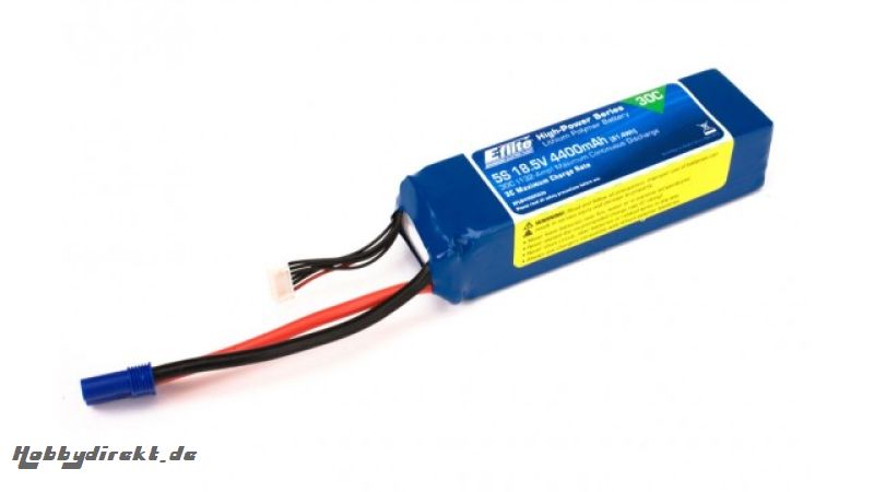 E-flite 4400mAh 5S 18.5V 30C Horizon EFLB44005S3