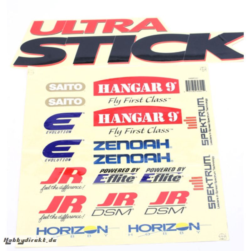 Decal Sheet Ultra Stick 40 AR Horizon HAN173008