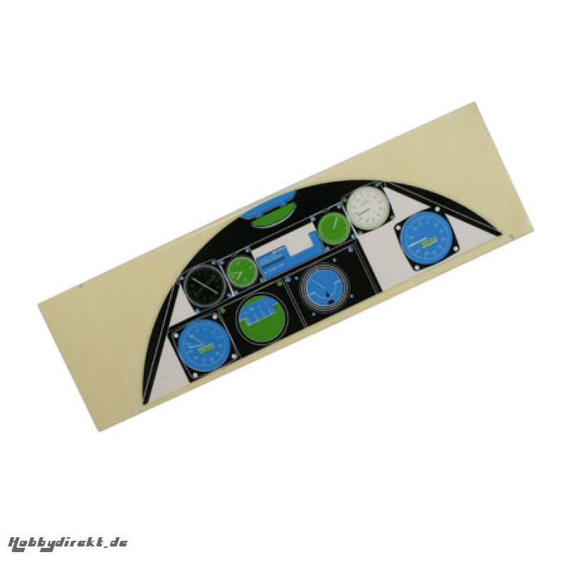 Printed Instrument Panel, P-51 60 Blue Nose ARF Horizon HAN242015