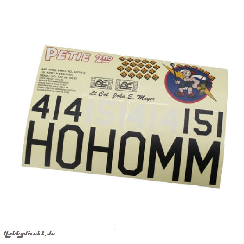 Decal Sheet, Petie 2nd, P-51 Horizon HAN242027