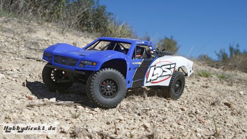 Baja Rey:1/10-Scale AVC RTR 4WD Desert Truck(Blue) Horizon LOS03008T2