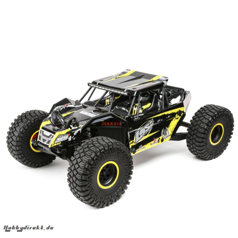 Losi 1/10 4wd Rock Rey RTR AVC gelb Horizon LOS03009T1