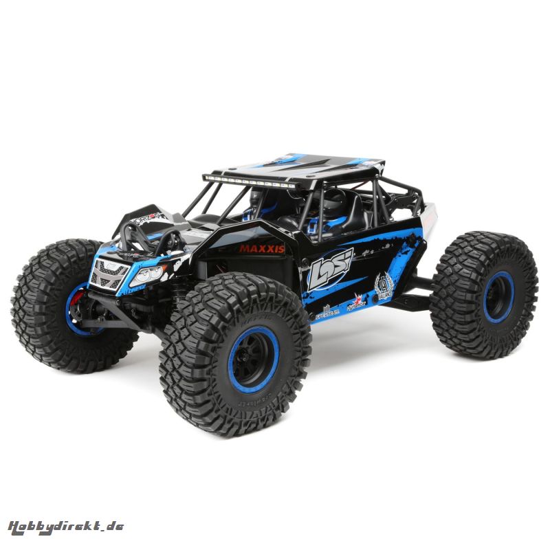 Losi 1/10 4wd Rock Rey RTR AVC blau Horizon LOS03009T2