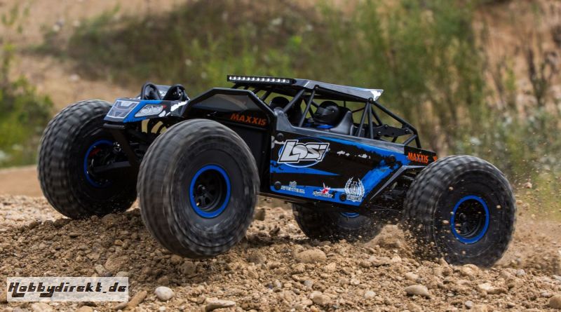 Losi 1/10 4wd Rock Rey RTR AVC blau Horizon LOS03009T2