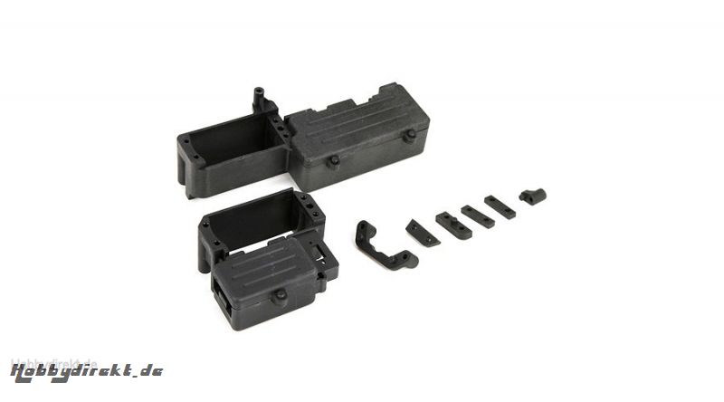 Radio Tray & Gas Tank Mount: 1:5 4wd Horizon LOS251012