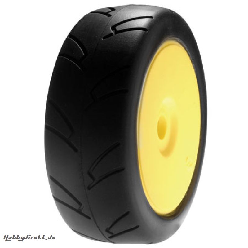 Losi On-road Reifen mit gelber Felge: 8ight Horizon LOSA17759