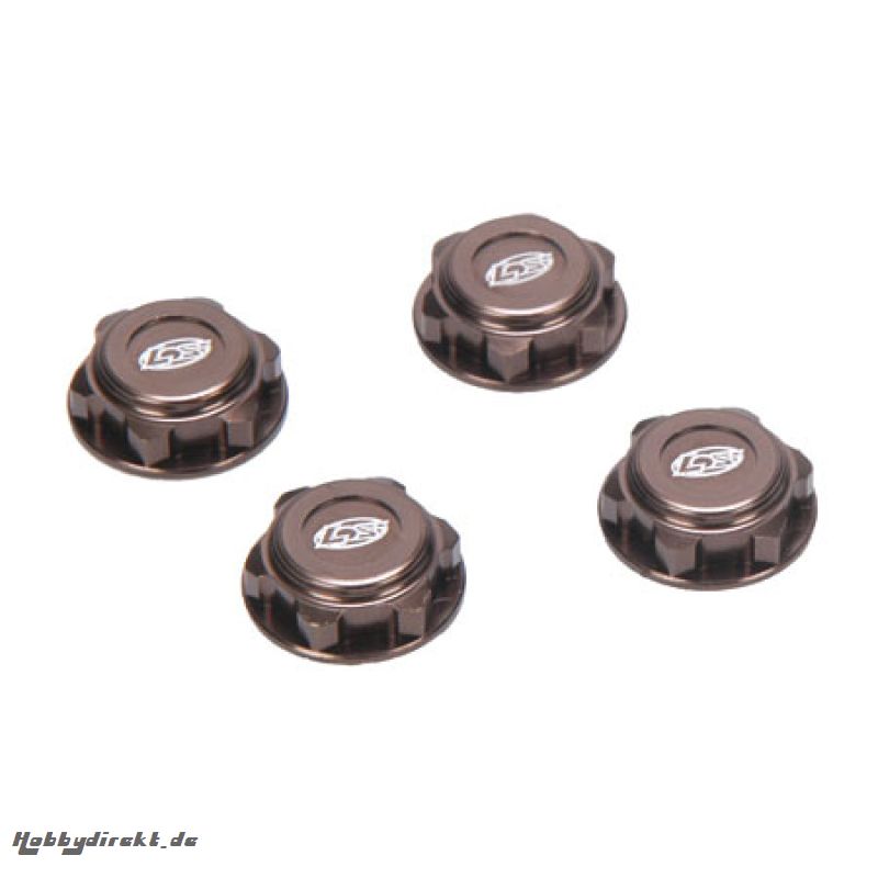 Covered 17mm Wheel Nuts, Alum Horizon LOSA3538