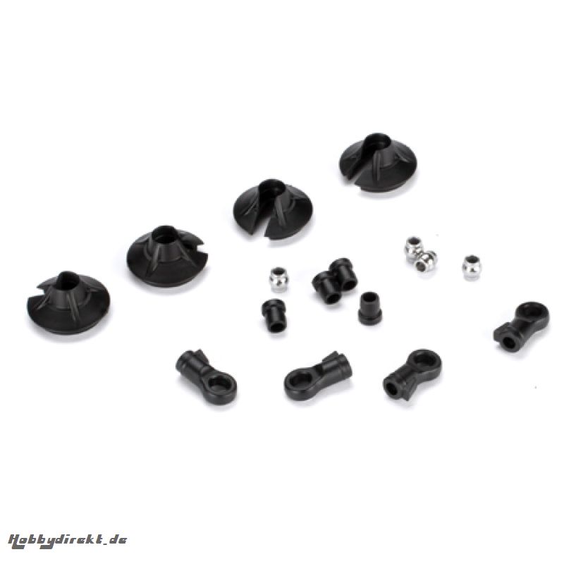 15mm Shock Ends,Cups,Bushing: Horizon LOSA5434